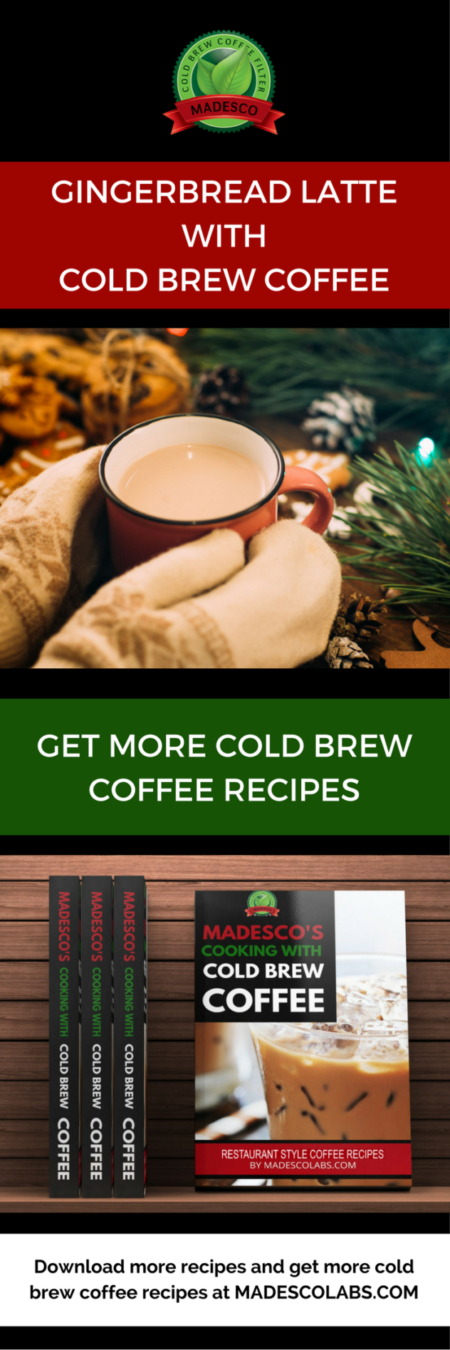 COLD BREW COFFEE - GINGERBREAD LATTE