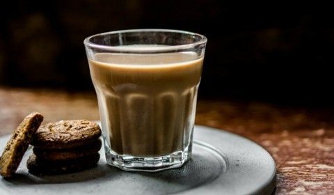 Biscotti and Cold Brew Coffee