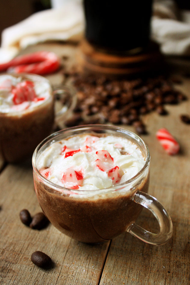 Peppermint smoothie cold brew smoothie