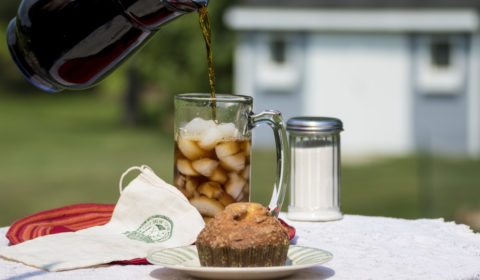 Cold Brew Coffee poured into a glass