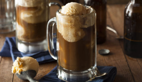 Caramel Coffee Ice Cream Float