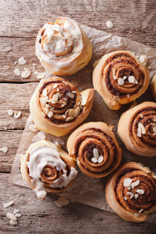 Black and White Sweet Rolls with Cold Brew Coffee 2