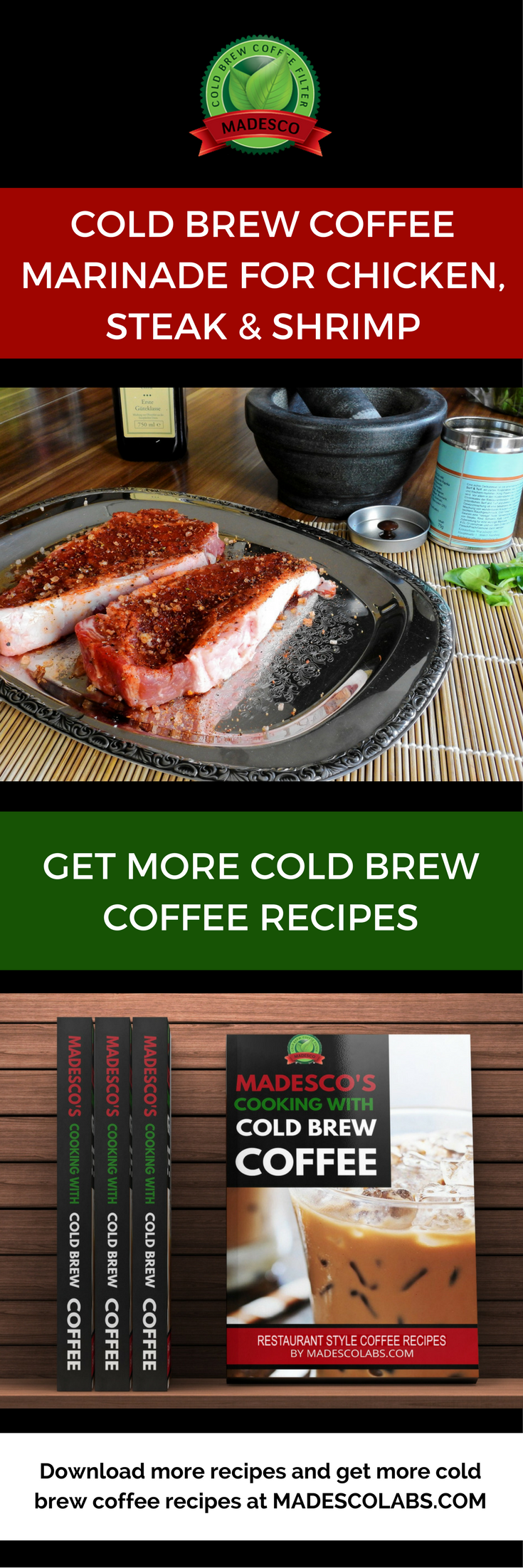 COLD BREW COFFEE MARINADE FOR CHICKEN, STEAK AND SHRIMP AT MADESCOLABS.COM
